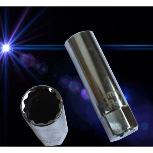 Durable High Quality Spark Plug Socket Wall Thin Drive Car Spark Plug Sleeve Disassembly Wrench Car Repair Tools