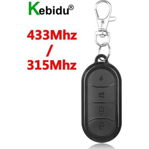 Kebidu Garage Door Gate 433Mhz Duplicator Clone Remote Control Copy Key Remote Controller For Home Electric 433Mhz 315Mhz