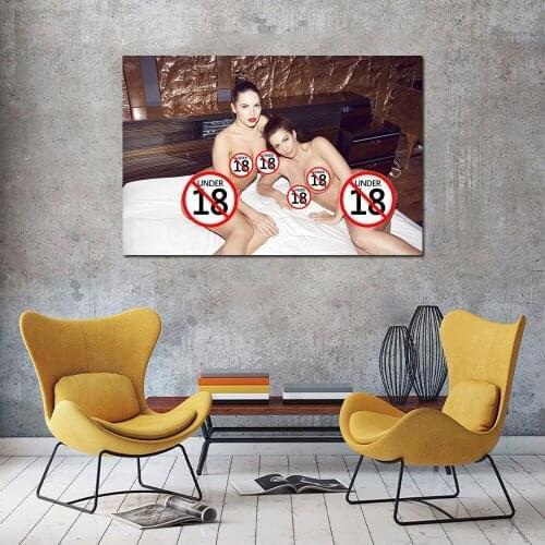 Sexy Plump Girls Adult Models Poster Canvas Prints Modern Wall Art Painting Wall Picture For Living Room Decor