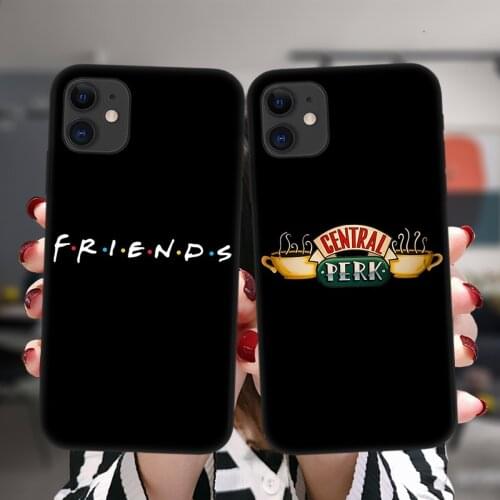 Phone Case For iPhone 12 11 Pro XS Max 6 6S 8 7 Plus X XR 5S SE 2020 12Mini Friends TV Show Central Perk Coffee Silicone Cover