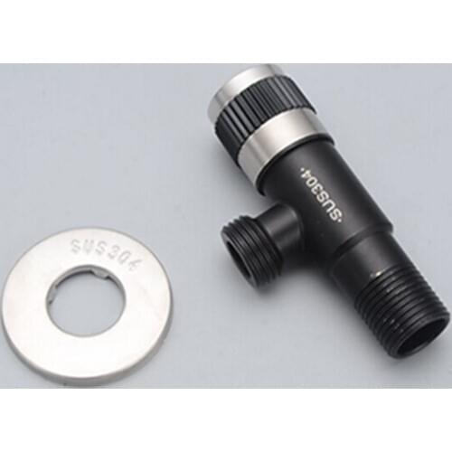 Triangular Valve Stainless Steel Switch Water Thicken Bathroom Anti-explosion Toilet Kitchen Bathroom Bidet Bathroom Accessories