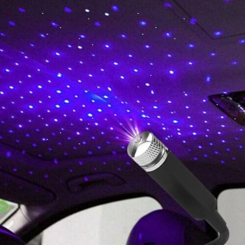 Usb Led Atmosphere Star Light Lamp For Car and Home Universal Mini Laser Projection Decoration Night Lighting Lampe