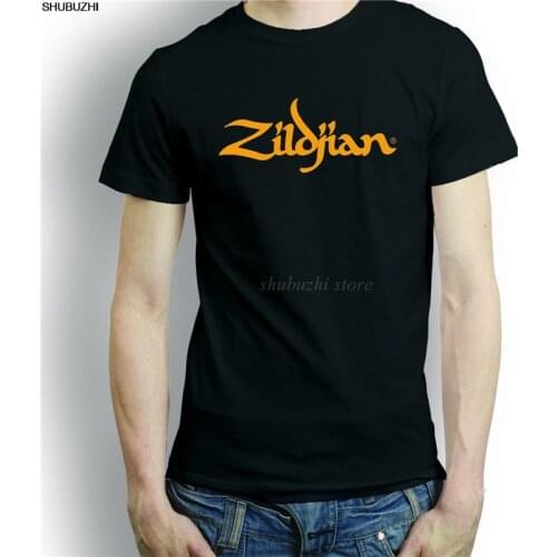 ZILDJIAN CYMBALS DRUMS T-SHIRT S - XXL DRUMMER GIUTAR MUSIC TURKISH Hip-Hop Simple Splicing Tee Tops T Shirt Light sbz128