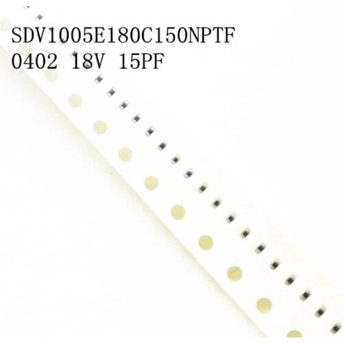 100pcs SDV1005S180C030YPTF 0402 18V 3PF SMD ESD SMT CHIP Varistor