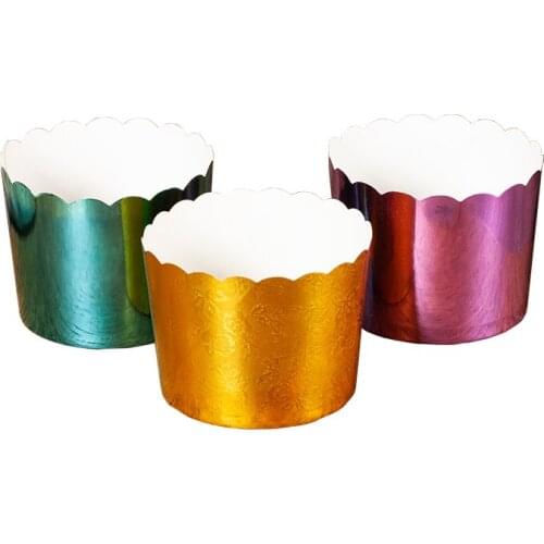 100pcs High quality cake bread paper cup birthday wedding party handmade diy baking dessert cup high temperature resistance