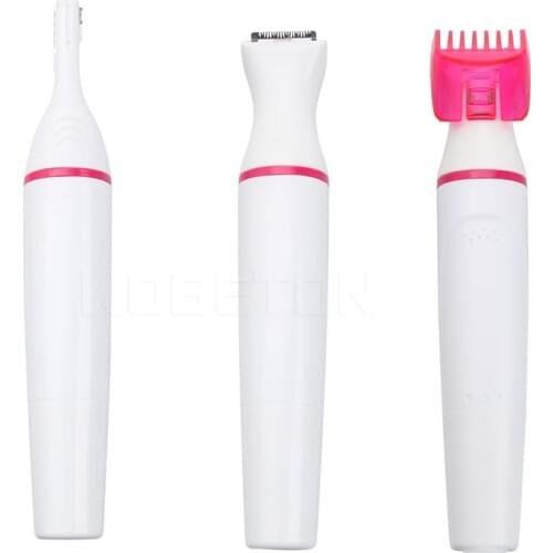 5 in 1 Body Hair Razor Epilator Hair Removal Head Trimmer Shaving Machine Women Shaver Eyebrow Hair Depilador