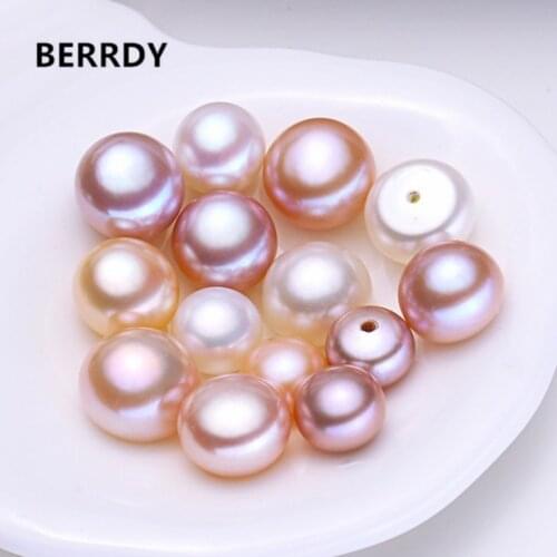 Wholesale AAAA Grade Loose Pearl Bread Round Pearl Akoya Pearl Beads Natual Akoya Oyster Loose Pearl Beads 10pcs/lot