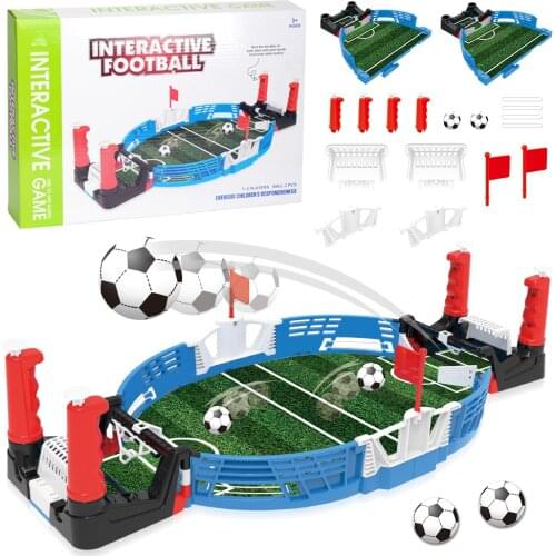 Children Tabletop Football Board Game with Balls Toy for Boys Puzzle Double Battle Interactive Mini Soccer Sports Toy Party Game
