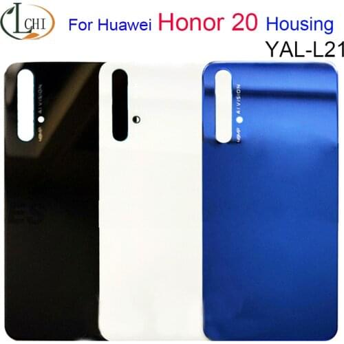 For Huawei honor 20 battery cover Door Back For honor20 Battery Door Replacement Parts For honor 20 YAL-L21 Back Cover case