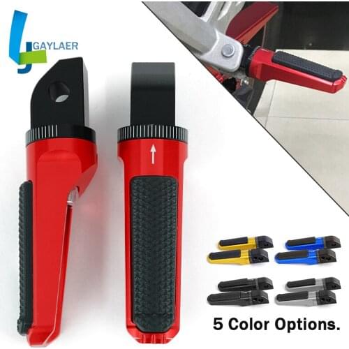 Motorcycle CNC Footrests Foot Pegs Foot Rest Rear for Triumph Street Triple / R 2008-2019 STREET CUP TRIPLE S/RS TWIN