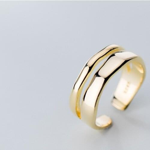 Charm Irregular Chains Finger Ring For Women Men Vintage Boho Knuckle Party Rings Punk Jewelry Girls Gift