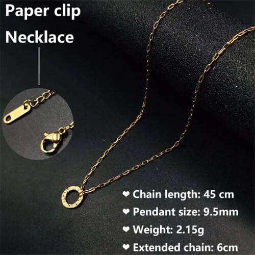 Necklace Stainless Steel Necklace Women Men Simple Long Chain Rectangular Pendant Necklace Statement Couples Choker Gifts