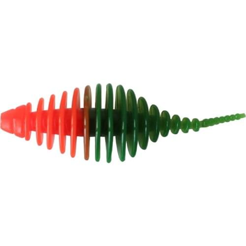 Floating Soft Lures 50pcs 5CM/1.5G Bass Lure Trout Bait Wobblers Jig Head Hook Fishing Worm Lures