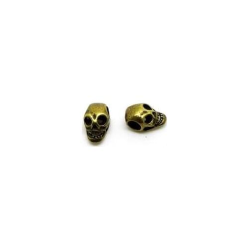 Zinc alloy pendant jewelry accessories diy handmade material charms skull The hole is 4.5 mm