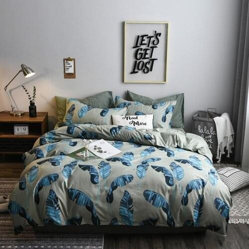 Bedclothes Fashionable Top-grade Soft Home Bedroom Bedding Set Quilt Cover+bedsheet +pillowcases Bedclothes Bedset Ropa De Cama