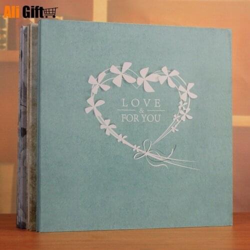 2021 New 7 Kinds of Colors Cartoon Family Diy Handmade Viscose Paper Photo Albums Wedding Baby Book Memories Anniversary Gift