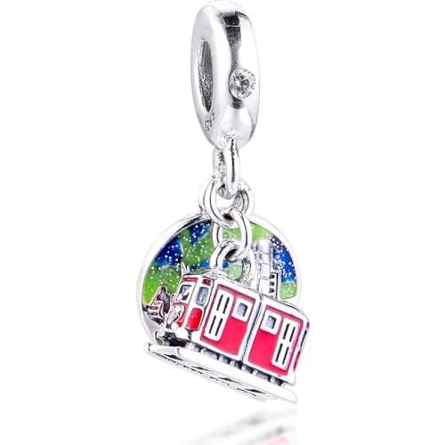 Hong Kong Charm 2020 Bracelet Femme 925 Sterling Silver Beads Winter Halloween Free Shipping Girl Friends Pendant