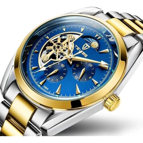 Skyvols Mens Stainless Steel Watch