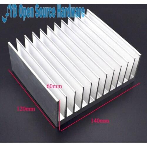 Heat sink 140*60*120MM high-quality radiator amplifier thick aluminum