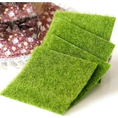 Grass Mat Green Artificial Lawns Turf Carpets Fake Sod Home Garden Moss For Home Floor Wedding Decoration
