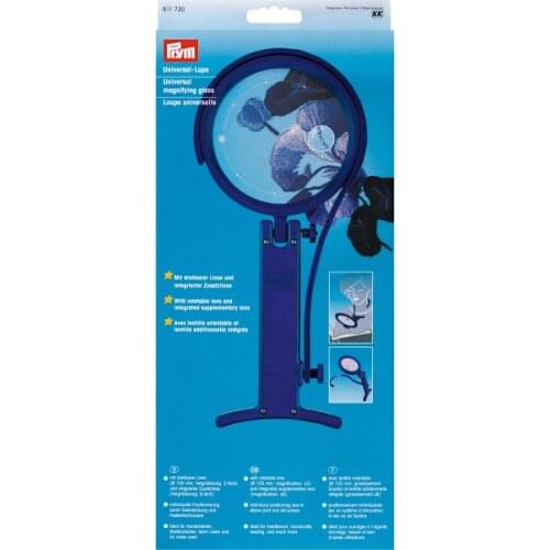 Prym 611730 Universal Magnifying Glass wiht bracket lilac
