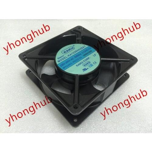 KAKU KA1238HA2SAT AC 220V-240V 0.12/0.11A 120x120x38mm Server Cooling Fan