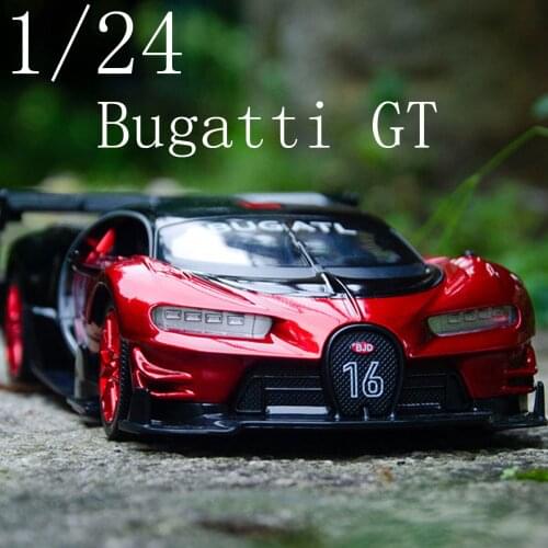 High Quality 1:24 Bugatti GT Metal Alloy Car Diecasts & Toy Vehicles Car Model Excellent Toys For Children Gifts Free Shipping