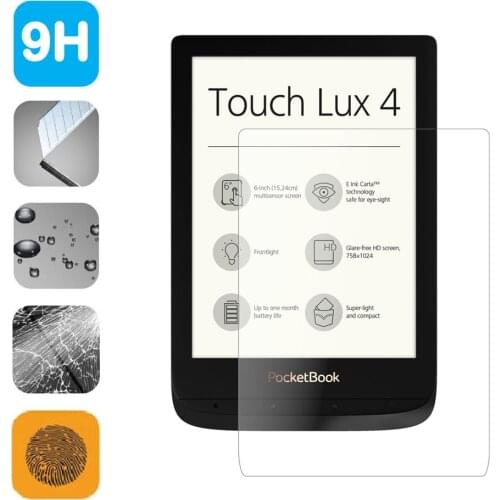 9H Tempered Glass LCD Shield Film 6 inch Screen Protector for Pocketbook Touch Lux 4 Basic Lux 2/HD 3 Pocketbook 632/627/616/622