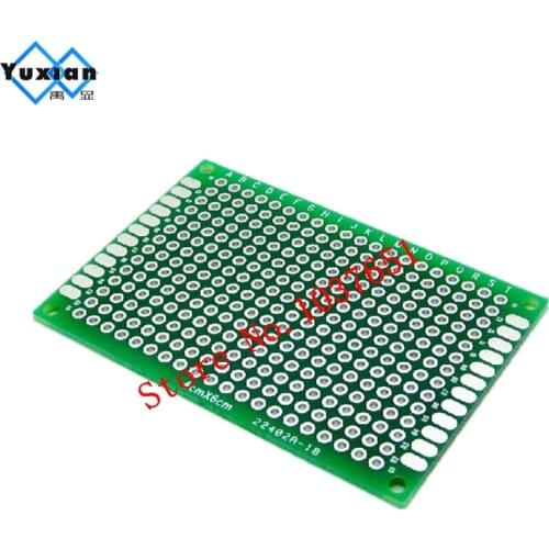 10pcs 5x7cm 5*7 Double Side Prototype PCB diy Universal Printed Circuit Board green pcb board