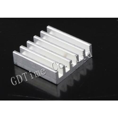 2000PCS Lot Aluminum 14X14X4MM IC LED Cooling Cooler Heatsink Heat sink GD012