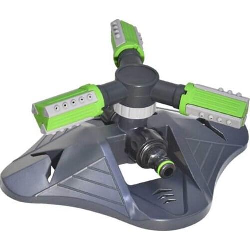 Automatic Watering Sprinkler 360-Degree Rotation Multi-Hole Sprinkler Garden Irrigation Watering Device