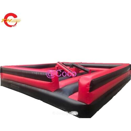 Free air ship to door!Professional make gladiator duel jousting arena, 6x4m/20x13ft cheap inflatable joust zone sport games