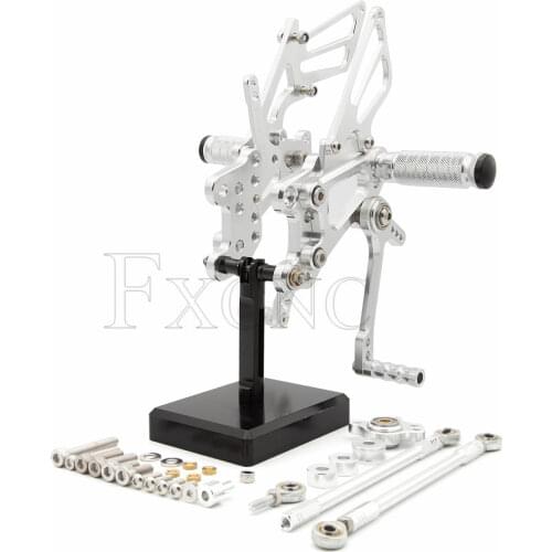 CNC Aluminum Motorcycle Adjustable Footrest Rearsets Rear Sets Foot Pegs For HONDA CBR600RR CBR 600RR CBR 600 RR 2003-2006 05 04