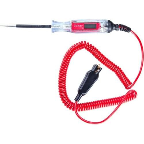 3V-48V Universal Digital LCD Electric Circuit Tester Car Boat Trailer RV Snowmobile Test Diagnostic-Tool Light Detector