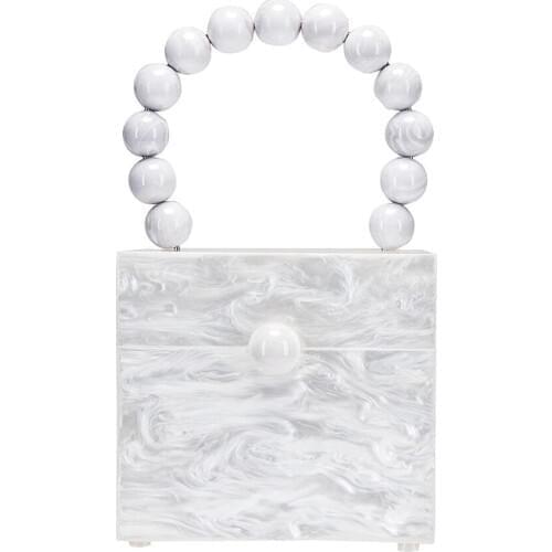 Designer Women Bags Casual Women Messenger Bag Women Acrylic Box Clutch Handbags Women Famous Brands Shoulder Bride Clutch Bags