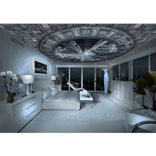 Photo Background Ceiling Mural Wall Papers Home Decor city high-rise sky 3D ceiling mural