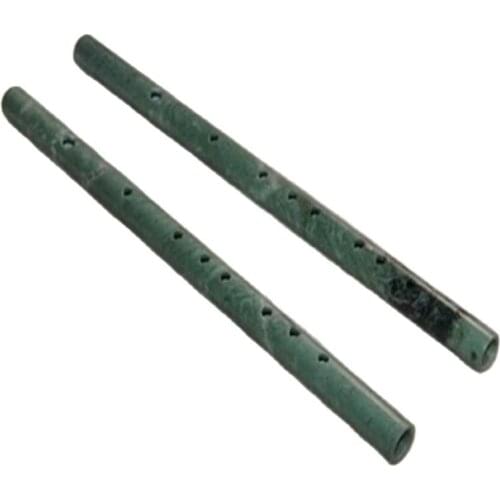 Chinese Dushan Natural Jade Flute Sound Crisp Home Furnishing Ornaments