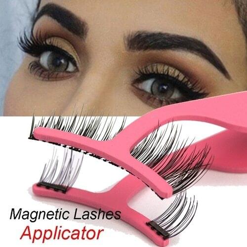 1PC Magnetic Eyelashes Extension Applicator Natural False Eyelashes Clip Multifunctional Makeup Tool