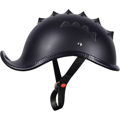 Matter Black Motorcycle Helmet Vintage Half Helmet Retro Moto Casco Capacete Open Face Helmet Moto Motobiker Biker Capacete