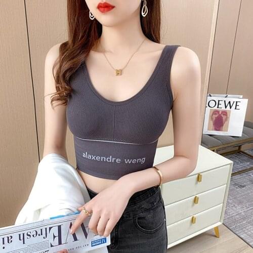 Sexy Tank Top Black Halter Crop Tops Women Summer Camis Backless Camisole Fashion Casual Tube Top Female Sleeveless Cropped Vest