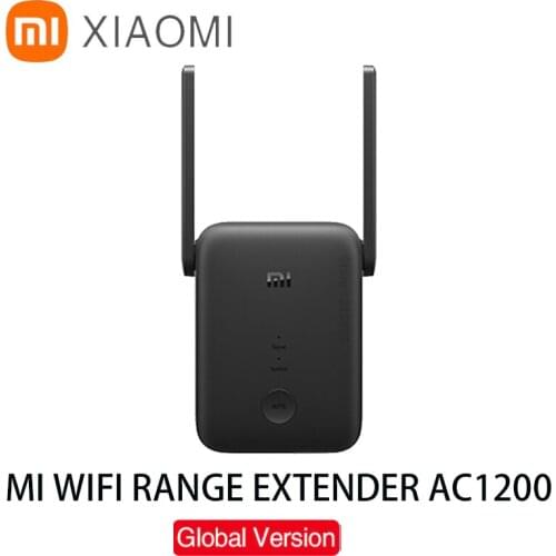 New Global Version Xiaomi Mi WiFi Range Extender AC1200 2.4GHz And 5GHz Band 1200Mbps Ethernet Port Amplifier WiFi Signal Router