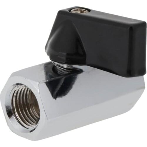 NEW Water Block Female To Female G1/4'' Threads Water Cooling Stop Ball Valve With Handle Valve For PC Water Cooling System