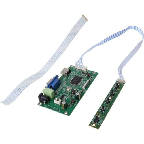 VGA Lcd Controller Board for 11.6" 13.3" 14" 15.6" 17.3" N116HSE EDP Screen