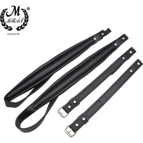 M MBAT High Quality One Pair Adjustable Synthetic Leather Accordion Shoulder Straps for 16-120 Bass Accordions