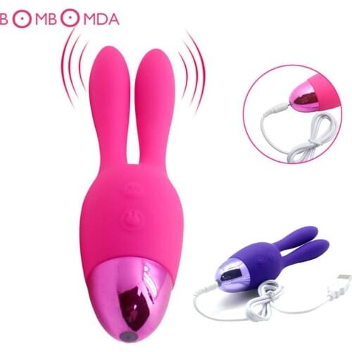 Silicone Thrusting Rabbit Vibrator Waterproof Rotating Dildo Vibrator G Spot Clitoris Stimulator Eroti Adult Sex Toys for Woman