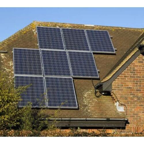 Solar Panel 24v 200w Solar Home System 2KW 2000W Solar Charge Controller 48V 40A PWM LCD Solar Battery Charger Motorhome Caravan