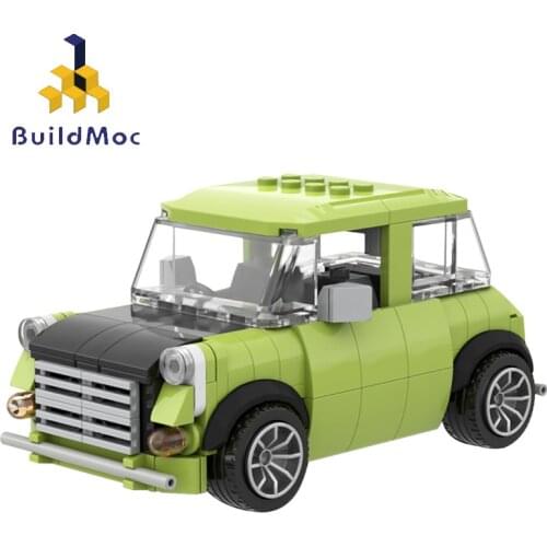 Buildmoc City Classic Car Vehicle Assumable High-tech Vehicles Moc Building Block Bricks Educational Toys Kids Gifts