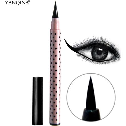 Waterproof Black Liquid Eyeliner Pencil Big Eyes Makeup Long-lasting Eye Liner Pen Make up Smooth Fast Dry Cat Eye Cosmetic Tool
