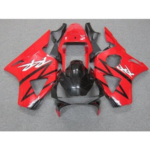 High quality Fairings For HONDA CBR900RR 954 cbr954rr 03 02 cbr900rr 954 2003 2002 red black fairing kit C100