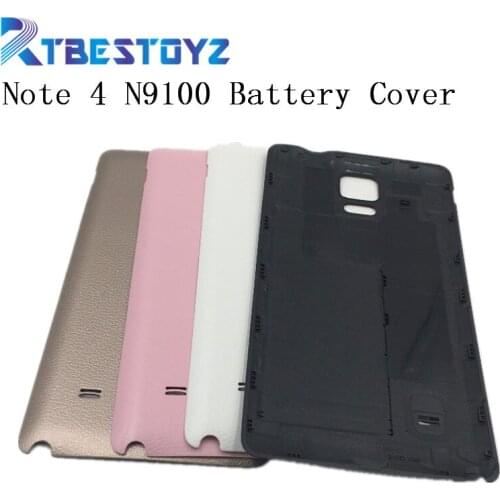 RTBESTOYZ Battery Back Cover For Samsung Galaxy Note 4 N9100 Battery Housing Door Back Case